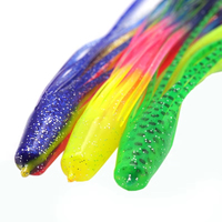 Jupe de remplacement de leurre de pêche à la traîne UV à tête ronde Kewote appât souple artificiel en plomb métal plastique PVC jupes de leurre de calmar