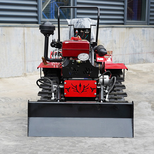 Factory Price Farm Tiller <b>Cultivator</b> Remote Control Rotary Tiller Agricultural Mini Crawler Tractor - Product Image 1