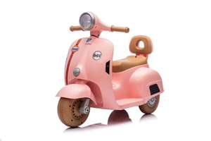 รถของเล่นสามล้อไฟฟ้าน้ำหนักเบาสำหรับเด็กทารกรถพับได้ทำจากวัสดุ ABS ขนาดเล็กและรีโมทคอนโทรลพาวเวอร์ขับขี่ - Product Image 4