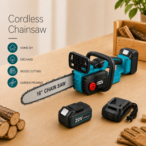 <span class=keywords><strong>Motosierra</strong></span> Eléctrica Inalámbrica de <span class=keywords><strong>16</strong></span> <span class=keywords><strong>Pulgadas</strong></span>, 20V MAX, Batería de Litio, <span class=keywords><strong>Motosierra</strong></span> sin Escobillas para Podar Árboles y Cortar Madera, OEM ODM - Product Image 2