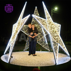 . Custom Star Archway LED Decoration for Christmas Shopping Plaza Resort Garden and Outdoor Event <b>Lighting</b> - Product Image 2