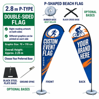 Drapeau publicitaire en forme de larme personnalisé avec mât, imprimé numériquement pour l'extérieur, idéal pour les boutiques, cafés et laveries automobiles