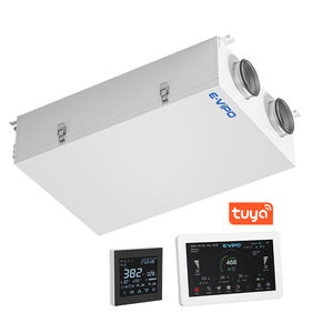 E-VIPO 150m3 250m3 Ventilation <span class=keywords><strong>haut</strong></span> <span class=keywords><strong>de</strong></span> <span class=keywords><strong>gamme</strong></span> à double flux avec récupération <span class=keywords><strong>de</strong></span> chaleur, système <span class=keywords><strong>de</strong></span> récupération <span class=keywords><strong>de</strong></span> chaleur d'air frais - Product Image 6