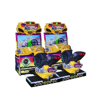 42 inch 3D Video Arcade xe máy đồng tiền hoạt động lái xe Mô phỏng trò chơi Đua Ngựa Máy