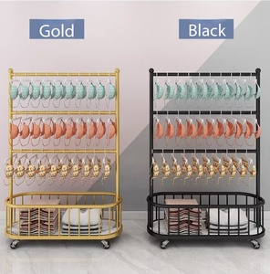 Rak <span class=keywords><strong>Display</strong></span> Pakaian Dalam Berlapis-lapis dari Logam, Rak <span class=keywords><strong>Display</strong></span> Pakaian Dalam Berbingkai untuk Toko Pakaian - Product Image 4