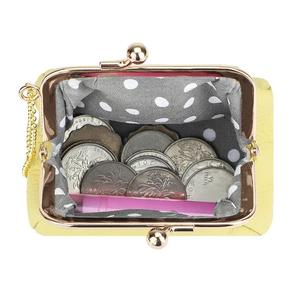 Monederos AndoBag con Patrón de Litchi para Mujeres y Niñas, Bolsa de Almacenamiento de Llaves con Cierre de Beso en Color Sólido, Monedero Casual para Monedas 1685 - Product Image 5