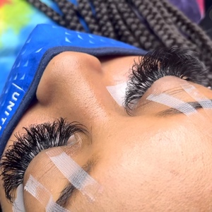 Lông Mi Giả Bằng Nhung Mềm 5-25Mm Khối Lượng Riêng Nhãn Hiệu Riêng 0.02-0.25MM Khay Nối Mi Giả Bằng Lụa Cashmere Khối Lượng Nga - Product Image 1