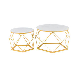 طاولة قهوة دائرية صغيرة الحجم بتصميم عصري بسيط وفاخر لغرفة المعيشة والشرفة وجانب الأريكة وطاولة زاوية - Product Image 5