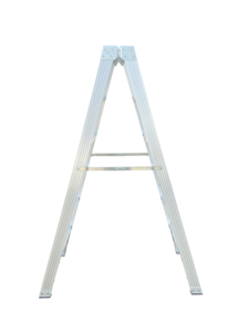 Échelle pliante <span class=keywords><strong>double</strong></span> face en aluminium, capacité de charge 150 kg, pour usage domestique et commercial, directement de l'usine - Product Image 4