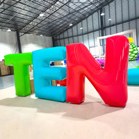 Lettres gonflables géantes 3D personnalisées avec logo, alphabet coloré, imperméables pour l'extérieur, décoration de fête pour la promotion, la publicité et les événements