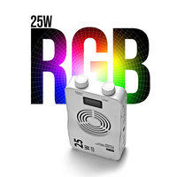 Panneau LED RVB portable 25W pour studio, lumière d'appoint photo légère et rechargeable pour tous les lieux