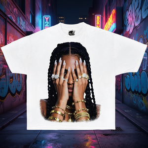 Camiseta Gráfica Holgada Estilo Urbano Y2K para Mujer - Product Image 3