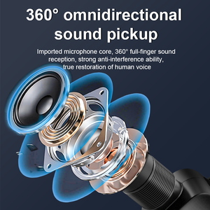 Microphone Lavalier <span class=keywords><strong>Sans</strong></span> <span class=keywords><strong>Fil</strong></span> K9 Professionnel à Réduction de Bruit Type-C pour Téléphones Mobiles <span class=keywords><strong>iPhone</strong></span> & Android - Product Image 3
