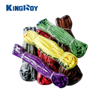 KINGROY GS CE Sertifikalı Yüksek Mukavemetli Aşınmaya Dayanıklı Düz Gözlü Ağır Yük Taşıma Askısı 3 TON 1.5M 30mm-300mm