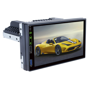 Autoradio Android 1Din 7 pouces avec écran tactile, 7 boutons rétroéclairés, 2 ports USB, Carplay, Android Auto, caméra de recul - Product Image 2
