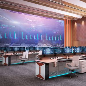 एलईडी लाइट इलेक्ट्रिक लिफ्टिंग प्लेटफॉर्म ऑफिस कंसोल के साथ कारखाने अनुकूलित कार्यालय - Product Image 6