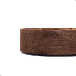 Soporte de Clip de papel de madera de nogal, dispensador de Clip de papel magnético de madera, caja organizadora de pines de Metal para escritorio - Product Image 4