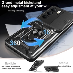 เคสโทรศัพท์มือถือ TPU PC พร้อมที่ยึดแบบห่วงด้านหลังสำหรับ realme C75 4G C67 14 <span class=keywords><strong>Pro</strong></span> <span class=keywords><strong>PLUS</strong></span> - Product Image 6