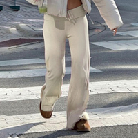 Pantalon skinny d'été pour femme, patchwork, haute qualité, écologique, séchage rapide, taille élastique avec cordon de serrage, longueur intégrale, décontracté