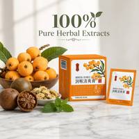 Pâte Apaisante pour la Gorge aux Herbes avec Loquat et Fruit du Moine pour les Maux de Gorge, la Toux et la Fatigue Vocale – Sans Sucre, Rafraîchissement Naturel