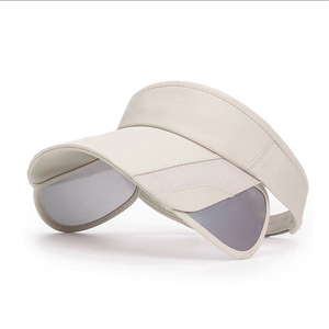 Gorra de playa con logotipo personalizado, visera de protección solar UV de ala curva, sombreros para hombres y mujeres, sombrero deportivo de tenis ajustable, sol de verano para correr - Product Image 3