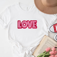 Cadeau de la Saint-Valentin, patchs brodés en forme de cœur, à repasser, amour, Saint-Valentin