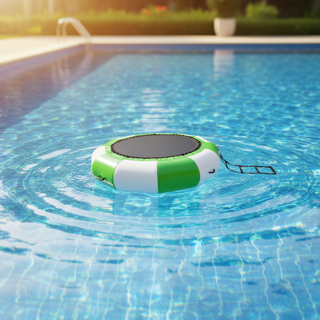 Swimming Pool Party Used Inflatable Water Floating Trampoline for Kids/Adults