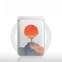 Portefeuille magnétique en cuir Sun Design pour cartes d'accès – Organisateur tendance et pratique pour l'extérieur et le bureau