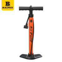 Pompe à vélo portable haute pression BAIMEI en acier pour tous types de vélos avec tableau de codes