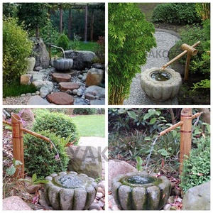 <strong>Japanese</strong> Zen Garden Wash <strong>Stone</strong> Water Basin Kiku Bachi - Product Image 3