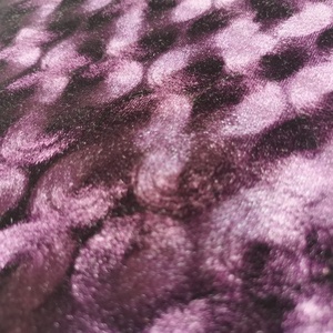 Tissu en velours coréen 100% polyester ignifuge et antistatique pour doublure, <span class=keywords><strong>flocage</strong></span> gaufré, robes et vêtements - Product Image 5