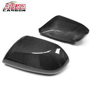 Coques de rétroviseurs latéraux en fibre de carbone véritable AISKA, à coller, pour Toyota Camry CHR Avalon <span class=keywords><strong>2018</strong></span>+ - Product Image 6