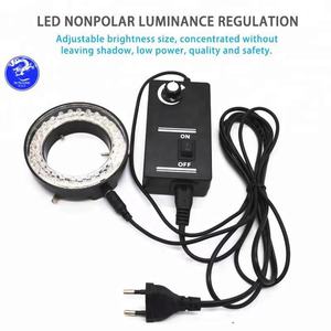 Microscope stéréoscopique trinoculaire à zoom 6 vitesses 7-50X avec enregistrement vidéo et mesure pour la réparation de soudure électronique - Product Image 4