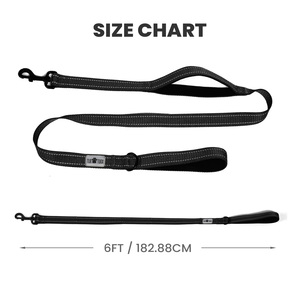 TUK TOOK Hands Free Nylon <b>Dog</b> Leash Solid Color <b>Reflective</b> Handle Simple Style for <b>Dogs</b> - Product Image 3