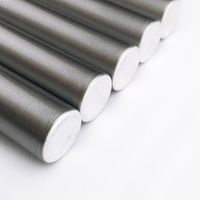 Tube de stylo marqueur argenté de 15 mm de diamètre, rechargeable, pour tout type d'encre liquide, corps de stylo marqueur vide en aluminium
