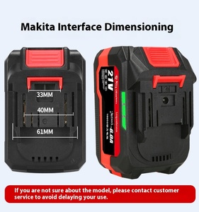 Pin lỏng 20V giá tốt nhất, bộ pin 18V, máy khoan không dây MAKI Tools 5AH 10C chất lượng cao, 500 chu kỳ, màu đen + đỏ - Product Image 3