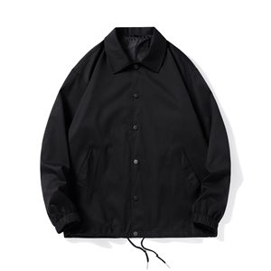 2024 fabricant en gros hommes printemps entraîneur vestes coupe-vent vestes personnalisables Logo étiquettes pas de vestes à capuche - Product Image 2
