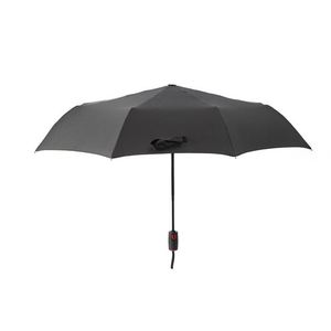 Parapluie Squelette Rouge 8 Baleines Entièrement Automatique, Protection Solaire Intégrale en Fibre, Pliable, Cadeau Publicitaire Personnalisable – Approvisionnement Direct Usine - Product Image 4