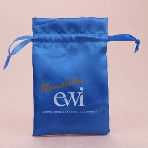 Sac de rangement pour extensions capillaires en satin noir avec logo personnalisé, pochette de luxe en soie noire pour chapeaux et chaussures, anti-poussière - Product Image 5