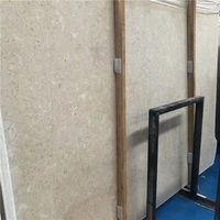 Carreaux de marbre du Liban de couleur crème moderne, pierre calcaire beige de Beyrouth, surface polie, placage mural, pierre pour extérieurs, compétitif