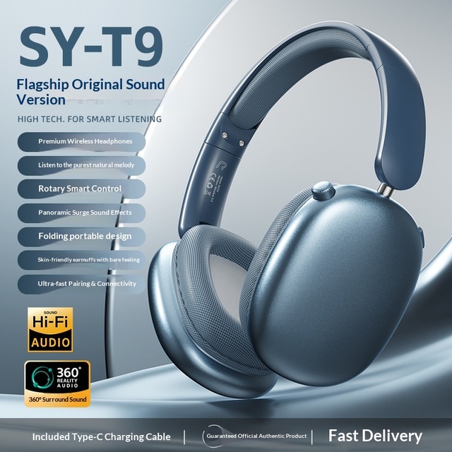 New Arrival Wireless Gaming Headset for 5.3 Active Noise Cancellation (ANC) Long Battery Life High SY-T9