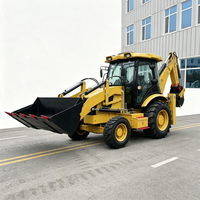 Excavator-Loader dan Backhoe Loader Kompak dengan Penggangguan Minimal untuk Pekerjaan Renovasi Taman