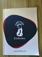 Catalogue personnalisé imprimé avec couverture rigide, reliure à cheval, papier d'art, avec brochure, livret, dépliant, prospectus, vente directe d'usine