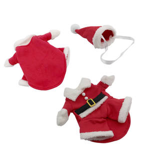 Haustier Weihnachts kostüme Hunde anzug mit Mütze Weihnachts mann Hund Hoodies Katze Weihnachts kostüme - Product Image 3