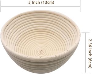 Cesta de mimbre europea para hornear pan / Cestas de almacenamiento naturales tejidas con cuerda de mimbre 2026 - Product Image 3