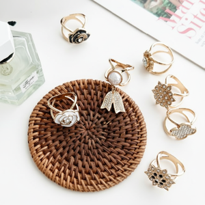 Opportunity Factory Écharpe à anneaux de mode de haute qualité avec 7 étuis à anneaux - Product Image 1