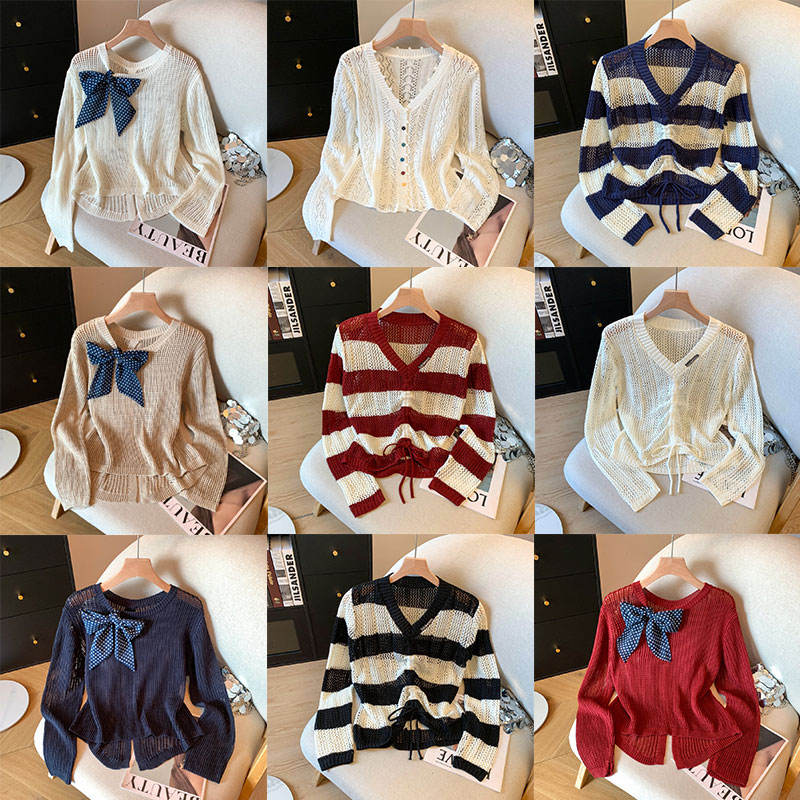 เสื้อแขนยาวหลากสี