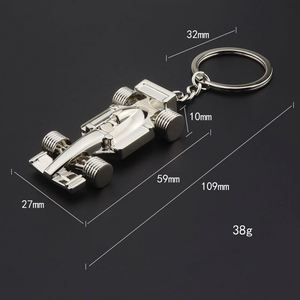 <b>Custom</b> Souvenir Popular 3D Formula Racing Car Mini Auto Car Part Accessories Metal <b>Keychain</b> <b>Keychain</b> - Product Image 3