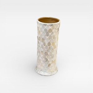 Jarrón Decorativo de Nácar Natural, Hecho a Mano, Mosaico de Conchas, Jarrón de Mesa para Flores, Decoración de Bodas, Proveedor de Regalos - Product Image 3