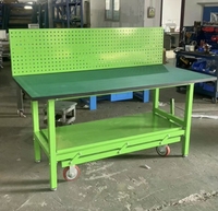 Banc de travail ESD TKA pour assemblage électronique, table de travail de protection pour travaux électroniques avec roues, faible MOQ, taille personnalisée